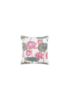 اشتري Melani Printed Filled Cushion 45x45cm - Pink في الامارات