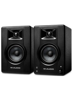 اشتري M-Audio BX3 - 3.5-inch 120-Watt Multimedia Reference Monitors for Music Production, Live Streaming and Podcasting (pair) Black | BX3PAIRXEU في الامارات