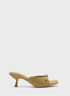 Buy Buckle Strap Mid Heel Sandals in UAE