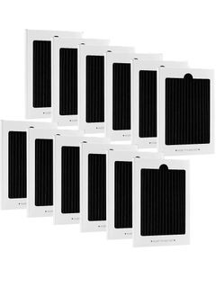 اشتري 12-Pack Activated Carbon Refrigerator Air Filter for Frigidaire & Electrolux - Odor Reduction Compatible with RAF1150, 242061001, 242047801, 242047804 في السعودية