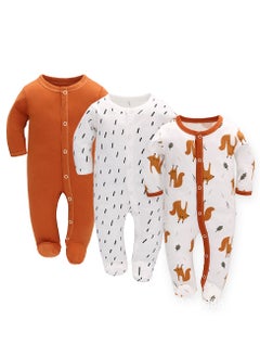 Buy 3 Pieces Set of Long Sleeve Foot Covers for Infants and Toddlers in Saudi Arabia