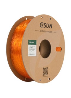 Buy eSUN eTPU- 95 Flexible 3D Print Filament, Transparent Orange,1 kg in UAE