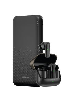 Buy Rome: 10000mAh PowerBank & TWS Earbuds Comb-Black in UAE