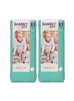 Buy Eco-Friendly Diapers, Size 5, 12-18kg 88 pcs, Tall Value Pack in UAE