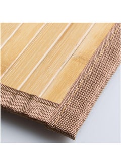 Buy iDesign Bamboo Non-Skid Water-Resistant Floor Mat in UAE