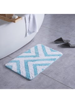 Buy Bendita Microfiber Bathmat 50x80cm - Sky Blue in UAE