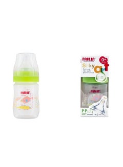 Buy Pp Wide Neck Feeding Bottle 150ml Green in UAE