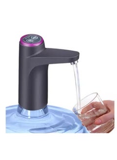 Buy Drinking Water Pump, USB Charging Bottled Water Pump, Automatic Drinking Water Pump, For Universal 3-5 Gallon Bottle, Portable Water Dispenser For Indoor & Outdoor (Black) in UAE