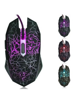 Buy Gaming Mouse Wired,Ergonomic Gamer Laptop PC USB Optical Computer Mice with RGB Backlit (BLACK) in UAE