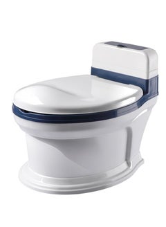 Buy Baby Toilet Realistic Potty Training Toilet, Removable Potty Topper/Pot, Wipe Compartment, Splash Guard in UAE