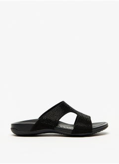 Buy Embellished Slip-On Flatform Sandals in Saudi Arabia