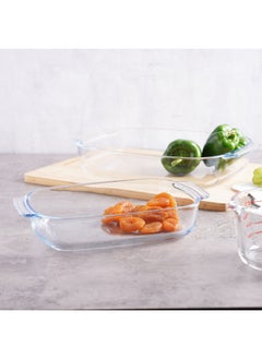 اشتري Yuka Glass Baking Dish 30.2X19.7X5.8Cm - Clear في الامارات