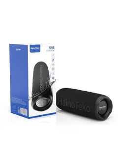 Buy Portable BT Wireless Speaker Waterproof Indoor Outdoor S56 Black in UAE