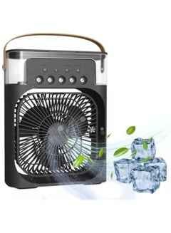 Buy 1pc, Desktop Water-cooled USB Fan Humidifier, A Home-use Silent Portable Mist Cooling Fan, One-click Quick Cooling, Powerful And Silent With Cool Lighting, Cool And Not Dry, Lightweight USB Fan Humidi in UAE