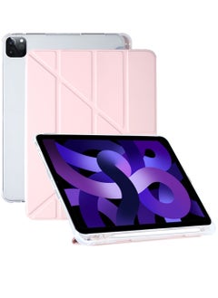 Buy iPad Pro 11" Case 2022/2021/2020/2018 with Pencil Holder [Support 2nd Gen Pencil Charging] Cover with Auto Sleep/Wake and Transparent Hard Back for iPad Pro 11-inch 4th/3rd/2nd/1st Gen in Saudi Arabia