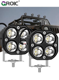 3inch LED Work Light Flood/Spot Cube Pods Bar Driving Fog Lamp Offroad