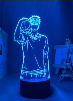 اشتري 3D Illusion Lamp LED Multicolor Night Light Anime Kuroko Basketball Gift for Boys Kids Room Decor Table Lamp ChristmasKuroko's Basketball في الامارات