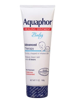 اشتري Aquaphor Baby Advanced Therapy Healing Ointment Skin Protectant 7 Ounce Tube For baby?s dry, chapped or irritated skin. في السعودية