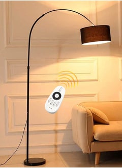 Buy Floor Lamp With Led Bulb Black 185x38cm in Saudi Arabia