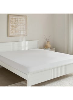 Buy Purely Percale King Fitted Sheet 200 x 40 x 180 cm in Saudi Arabia