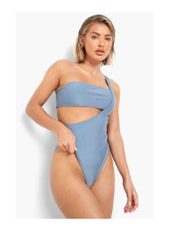 اشتري Recycled One Shoulder Swimsuit في السعودية