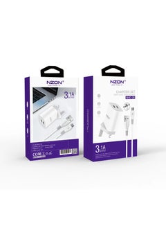 Buy NZON TYP-C Fast Charger set 3.1A OUTPUT in UAE