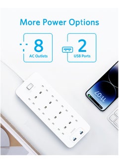 Buy Anker 342 USB Power Strip White in Saudi Arabia