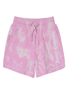 Buy Juicy Couture Tie Dye Shorts Pink in UAE