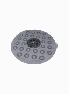 Buy Bathroom Shower Mat, Non-Slip Silicone Foot Massage Bath Mat with Suction Cups, Anti-Slip Safety Scrubber Pad, Tub and Latex Free, Bathtub Cups in Saudi Arabia