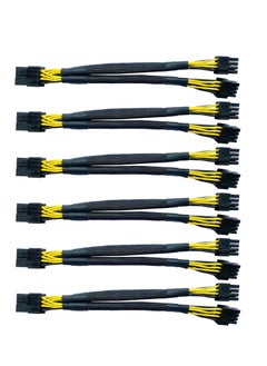 Buy Express Adapter Braided Sleeved Splitter Power Cable (6 pack） in Saudi Arabia