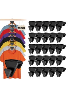 Buy 25 Pcs Space Saving Hanger Hooks, Clothes Hanger Connector Hooks, Heavy Duty Cascading Hanger Hooks for Organizer Closet, Fits All Hangers in UAE