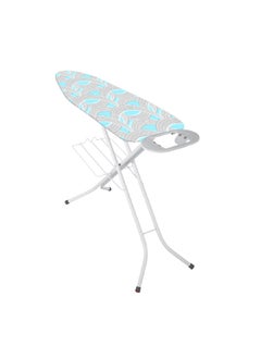 Buy Foldable Anti-Slip Ironing Board with Storage Blue and Grey 91 x 138.5 x 40 cm 65518111 in Saudi Arabia