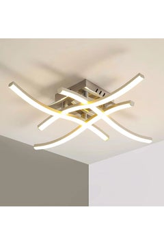 Buy Wave Shape LED Ceiling Light Warm White in UAE