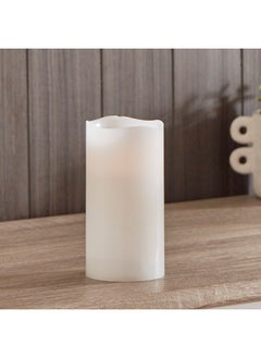 اشتري Luna LED Candle 7.5x7.5x15 cm في السعودية