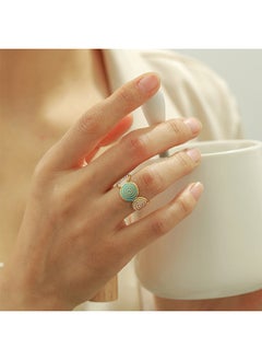 Buy Stylish And Elegant Stainless Steel Ring For Women One Size in UAE