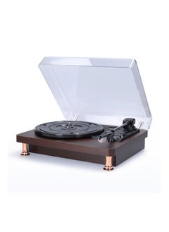 Buy Retro Vinyl Record Player Record Player with Dustproof Cover Classic Nostalgic Style Record Player in Saudi Arabia