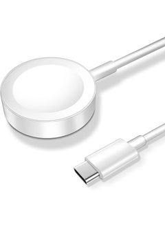 Buy Magnetic Charging Cable for Apple Watch Charger,[USB C Port] Wireless Charger Cables Compatible with iWatch Series Ultra2/Ultra/8/7/6/SE/SE2/5/4/3/2[1.5M],White in UAE