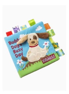 Buy 2Pcs/Set Infant Baby Books Crinkle Soft Cloth Cartoon Animals Early Educational Preschool - 2pcs in Saudi Arabia