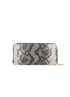 اشتري Popular Gradient Crocodile Pattern Pu Long Single Pull Wallet Fashion European And American Retro Clutch Fashion Wallet في السعودية