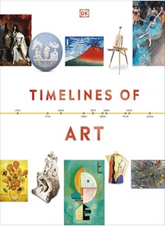 Buy Timelines Of Art by DK Hardcover in UAE