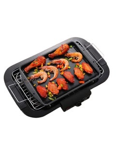 Buy Electric Grill Pan Smokeless Non-stick Electric Grill Indoor Multifunctional Grill Electric Grill in UAE