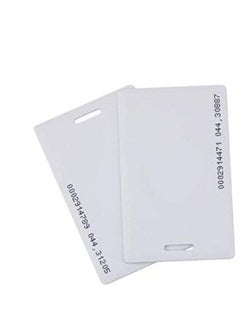 اشتري RFID 125khz Proximity clamshell ID thick card TK4100(number printed card) compatible with EM4100 support ID Smart card entry access control system,key card,membership card (Not for Copy) 200  pieces في الامارات