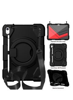 Buy Rugged Heavy Duty Protective Case  for ipad 10th 10.9 inch 2022（A2757/A2777）Black in UAE
