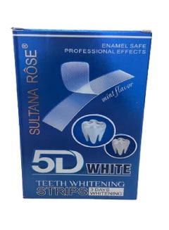 اشتري 5D White Teeth Whitening 3Days Whitening Consists of 7 strips في السعودية
