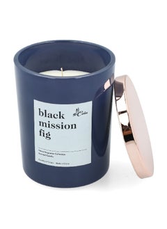 Buy Home Fragrance Collection Black Mission Fig Glass Jar Candle 14 oz in Saudi Arabia