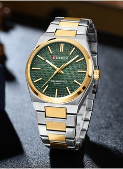 Buy Watches for Men Waterproof Analog Stainless Steel Wrist watch 8439 in Saudi Arabia