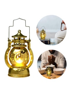 Buy Ramadan Decorative Lantern Small LED Lamp Ramadan Decoration, Eid Mubarak Lantern Moon Star Decoration, Vintage Ramadan Table Lamp Decoration Hanging Ramadan Light for Muslim Festival Decorative in UAE