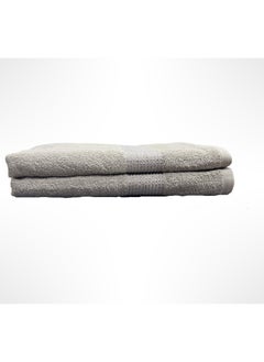 Buy Bath Towels 100% Cotton Ultra Soft, Super Absorbent, Antibacterial Treatment And Dry Quick 430 GSM Terry, Mini Checks, 70 Cm x 140 Cm in UAE