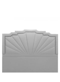 Buy H007 | Velvet headboard - Light Grey in Saudi Arabia