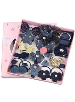 Buy 18-Piece Cute Korean Style hair accessories in Saudi Arabia